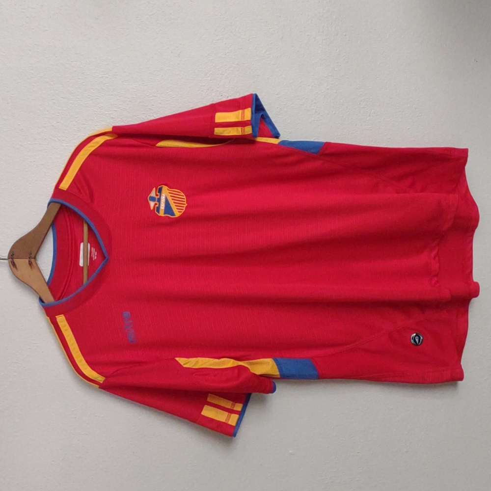 España Spain Mitre soccer futbol jersey top red sport